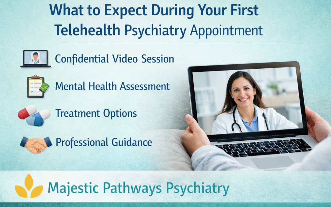 What to Expect During Your First Telehealth Psychiatry Appointment